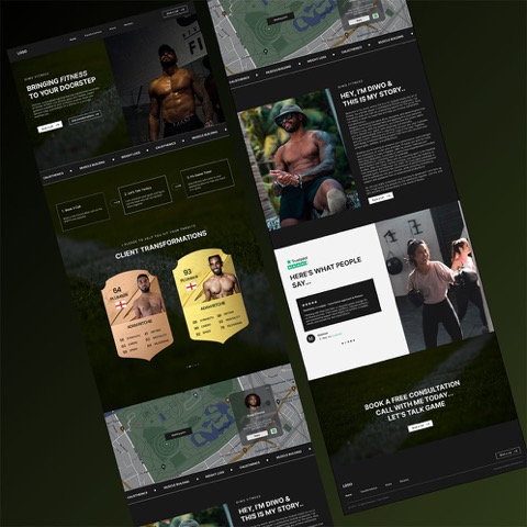 Fitness coaching website