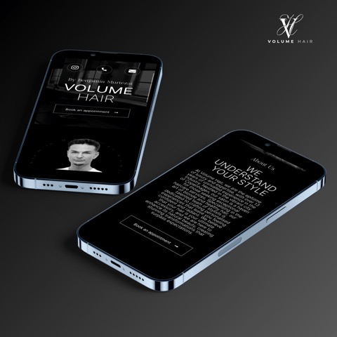 Volume Hair — mobile site